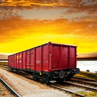 WAGON, FREIGHT, OPEN, 4AXLED, WITH A VALVELESS FLOOR, Eas type