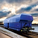 ВАГОН САМОРАЗТОВАРВАЩ СЕ 4 - ОСЕН ЗА ПРЕВОЗ НА ВЪГЛИЩА СЪС СЕДЛОВИДЕН ПОД тип Fals