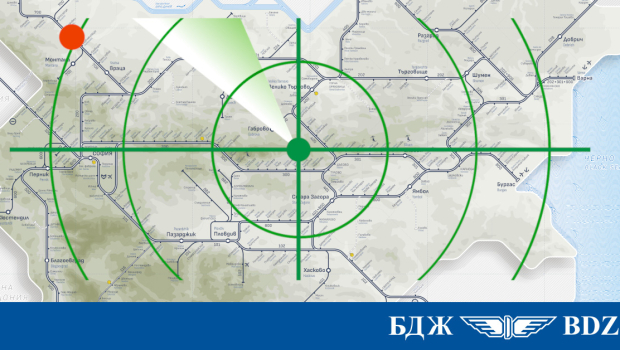 BDZ launched a real-time train location RADAR app